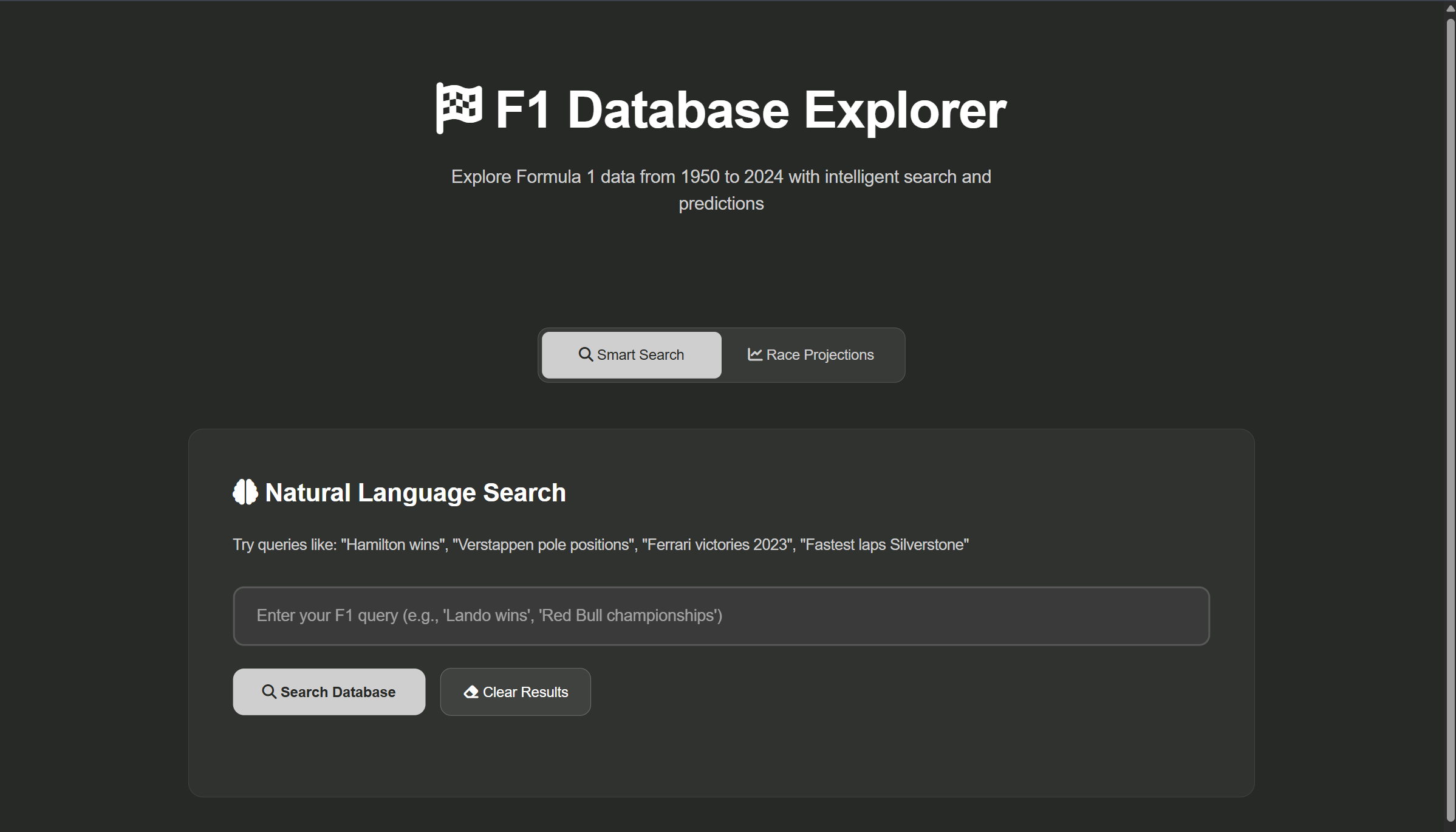 F1 Database